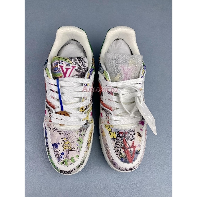 Buy Louis Vuitton LV Trainer Sneaker "Comic Motifs Multi" 1AB9XI Quality Reps Replicas Shoes