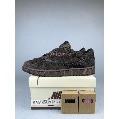Buy Travis Scott x Air Jordan 1 Low OG "Velvet Brown" DM7866-202 Quality Reps Replicas Shoes