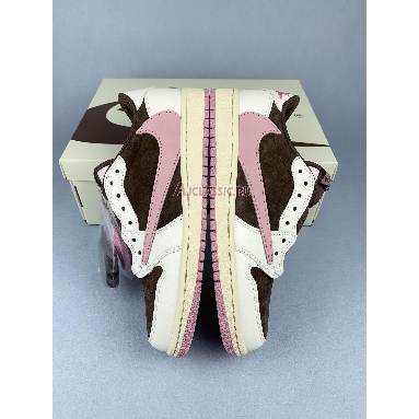 Buy Travis Scott x Air Jordan 1 Retro Low OG SP "Dark Pony Pink Oxford" DZ4137-206 Quality Reps Replicas Shoes