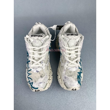 Buy Balenciaga Runner Sneaker "Graffiti White Blue" 772774W3RBQ9040 Quality Reps Replicas Shoes