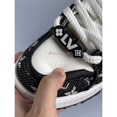Buy Louis Vuitton LV Trainer Maxi Sneaker "Black White" 1ACXAK Quality Reps Replicas Shoes