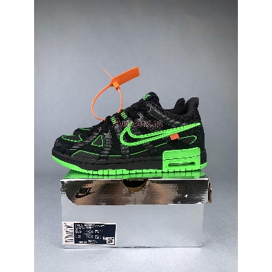 Buy Off-White x Nike Air Rubber Dunk "Green Strike" CU6015-001-2 Quality Reps Replicas Shoes