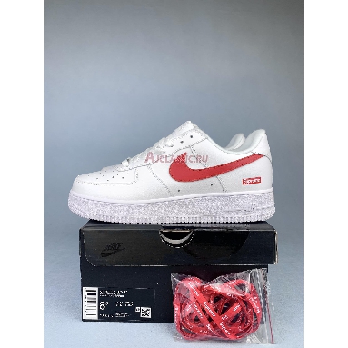 Buy Supreme x Nike Air Force 1 Low "Box Logo - Speed Red" Shanghai Exclusive CU9225-101-2 Quality Reps Replicas Shoes