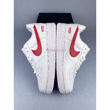 Buy Supreme x Nike Air Force 1 Low "Box Logo - Speed Red" Shanghai Exclusive CU9225-101-2 Quality Reps Replicas Shoes
