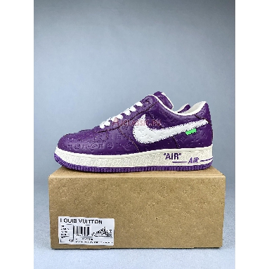 Buy Louis Vuitton x Nike Air Force 1 "Purple" NAF1LV-10 Quality Reps Replicas Shoes