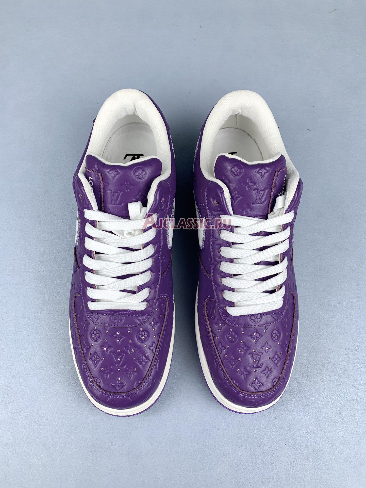 New Louis Vuitton x Nike Air Force 1 "Purple" NAF1LV-10 Shoes