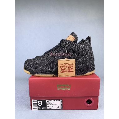 Buy Levis x Air Jordan 4 Retro "Black Denim" AO2571-001-2 Quality Reps Replicas Shoes
