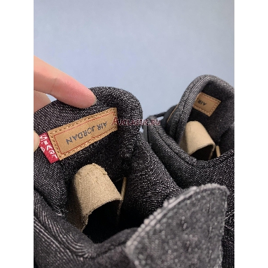 Buy Levis x Air Jordan 4 Retro "Black Denim" AO2571-001-2 Quality Reps Replicas Shoes