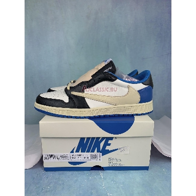 Buy Travis Scott x Fragment Design x Air Jordan 1 Low OG "Military Blue" DM7866-140 Quality Reps Replicas Shoes
