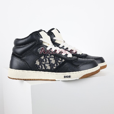 Buy Dior B27 High-Top "Black Beige Black Dior Oblique Jacquard" Sneaker 3SH133ZIR_H965 Quality Reps Replicas Shoes