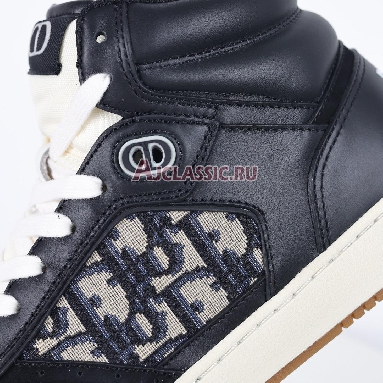 Buy Dior B27 High-Top "Black Beige Black Dior Oblique Jacquard" Sneaker 3SH133ZIR_H965 Quality Reps Replicas Shoes