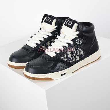 Buy Dior B27 High-Top "Black Beige Black Dior Oblique Jacquard" Sneaker 3SH133ZIR_H965 Quality Reps Replicas Shoes