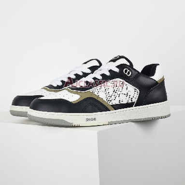 Buy Dior B27 Low "Dior Oblique Galaxy - Black White Beige" Sneaker 3SN272ZIJ_H163 Quality Reps Replicas Shoes