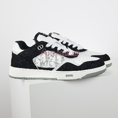 Buy Dior B27 Low "White Black Denim" Sneaker 3SN272ZAC_H960 Quality Reps Replicas Shoes