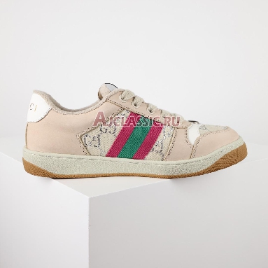 Buy Gucci Wmns Screener "White GG Lame" Sneaker 577684 2C830 9150 Quality Reps Replicas Shoes