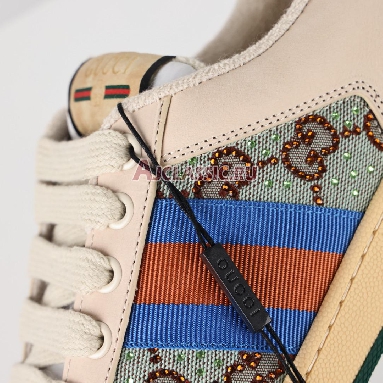 Buy Gucci Wmns Screener "Brown Blue Red" Sneaker 677423 9SFR0 4983 Quality Reps Replicas Shoes