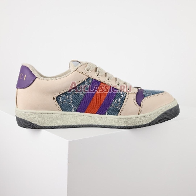 Buy Gucci Screener "Blue GG Lame" Sneaker 577684 2C830 4690 Quality Reps Replicas Shoes