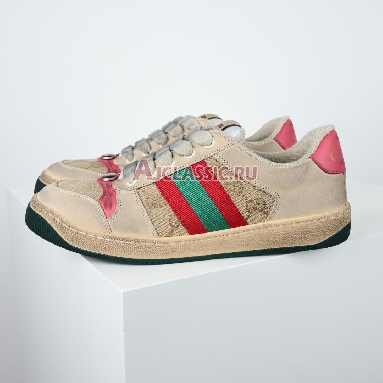 Buy Gucci GG Screener Distressed "GG Canvas - Pink" Sneaker 546551 9Y920 9665 Quality Reps Replicas Shoes
