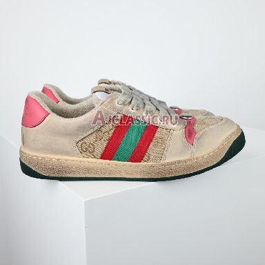 Buy Gucci GG Screener Distressed "GG Canvas - Pink" Sneaker 546551 9Y920 9665 Quality Reps Replicas Shoes
