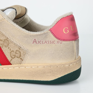 Buy Gucci GG Screener Distressed "GG Canvas - Pink" Sneaker 546551 9Y920 9665 Quality Reps Replicas Shoes