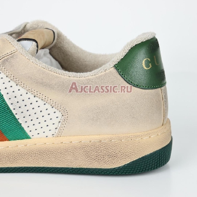 Buy Gucci Screener Distressed "Green Orange" Sneaker 546163 0YI20 9582 Quality Reps Replicas Shoes