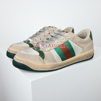 Buy Gucci Screener Distressed "Green Orange" Sneaker 546163 0YI20 9582 Quality Reps Replicas Shoes