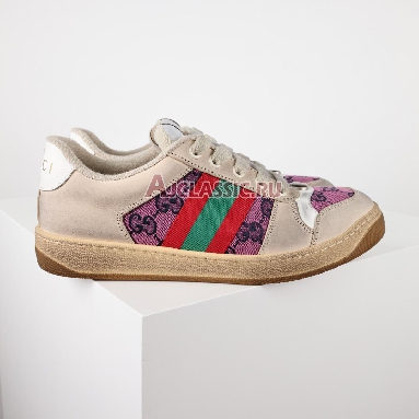 Buy Gucci Screener Series GG "Enamel Purple Double g Canvas Printing" Sneaker 570443 9SFR0 5270 Quality Reps Replicas Shoes