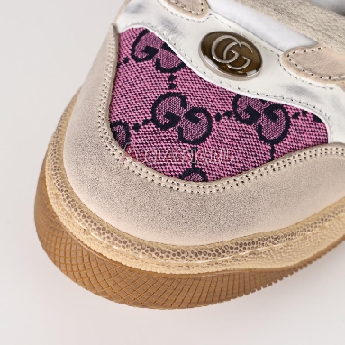 Buy Gucci Screener Series GG "Enamel Purple Double g Canvas Printing" Sneaker 570443 9SFR0 5270 Quality Reps Replicas Shoes