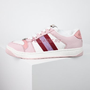 Buy Gucci Wmns Screener "White Pink" Sneaker 677423 HVKI0 9090 Quality Reps Replicas Shoes