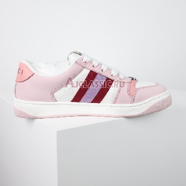 Buy Gucci Wmns Screener "White Pink" Sneaker 677423 HVKI0 9090 Quality Reps Replicas Shoes