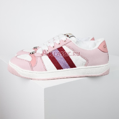 Buy Gucci Wmns Screener "White Pink" Sneaker 677423 HVKI0 9090 Quality Reps Replicas Shoes