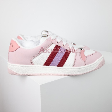 Buy Gucci Wmns Screener "White Pink" Sneaker 677423 HVKI0 9090 Quality Reps Replicas Shoes