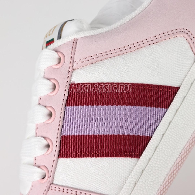 Buy Gucci Wmns Screener "White Pink" Sneaker 677423 HVKI0 9090 Quality Reps Replicas Shoes
