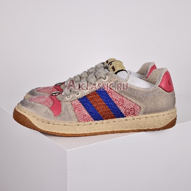 Buy Gucci Wmns Screener Distressed "Grey Pink" Sneaker 546551 9Y920 9666_2 Quality Reps Replicas Shoes