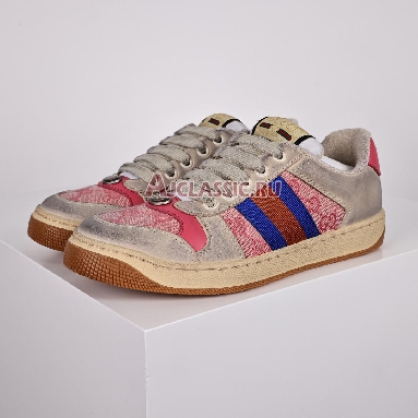 Buy Gucci Wmns Screener Distressed "Grey Pink" Sneaker 546551 9Y920 9666_2 Quality Reps Replicas Shoes