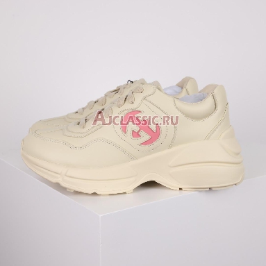 Buy Gucci Rhython "Ivory Wild Rose" Wmns Sneaker 757887 UPG70 9564_2 Quality Reps Replicas Shoes