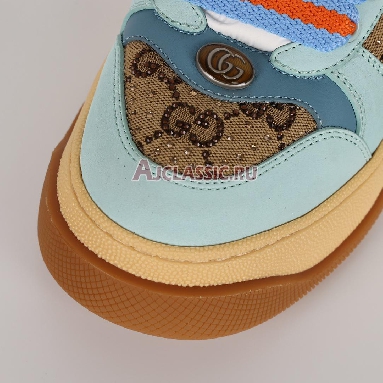 Buy Gucci Screener "GG Monogram - Beige Blue Orange" Wmns Sneaker 757700 FAB4C 2562 Quality Reps Replicas Shoes