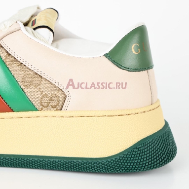 Buy Gucci Screener "GG Motif - Beige Green" Sneaker 777106 AAC72 9554 Quality Reps Replicas Shoes