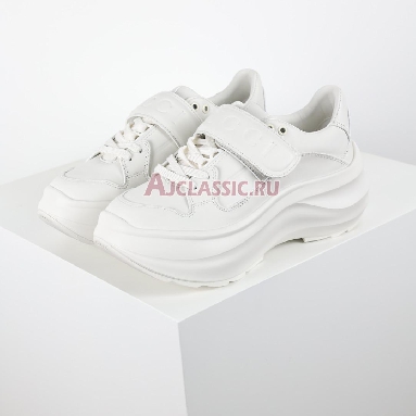 Buy Gucci Wave Wedge "White Leather" Sneaker 805708 AAD50 9014 Quality Reps Replicas Shoes
