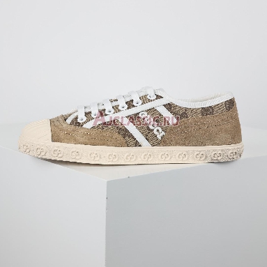 Buy Gucci GG Canvas Trainer "White Beige Monogram" 759055 FAC19 9756_2 Quality Reps Replicas Shoes