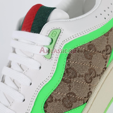 Buy Gucci Re-Web "GG Canvas - Beige Fluorescent Green" Sneaker 787476 AADHW 9571 Quality Reps Replicas Shoes