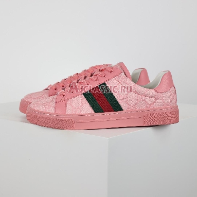 Buy Gucci Ace "GG Crystal Canvas - Pink" Wmns Sneaker 760774 FACRF 5856 Quality Reps Replicas Shoes
