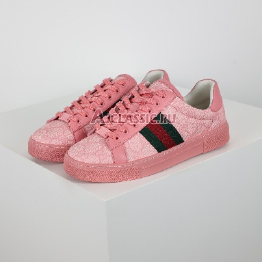 Buy Gucci Ace "GG Crystal Canvas - Pink" Wmns Sneaker 760774 FACRF 5856 Quality Reps Replicas Shoes