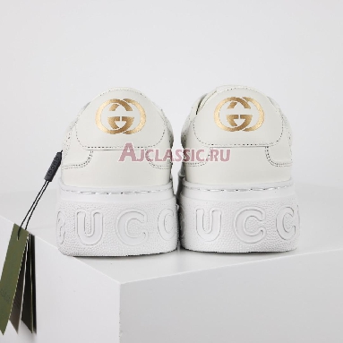 Buy Gucci GG Embossed "White" Sneaker 669582 1XL10 9014 Quality Reps Replicas Shoes