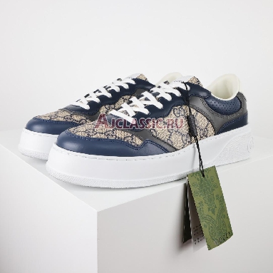 Buy Gucci GG Supreme "Beige Blue" Sneaker 669582 UPGB0 4273_2 Quality Reps Replicas Shoes