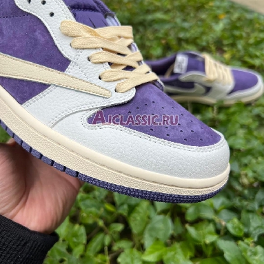 Buy Travis Scott x Air Jordan 1 Low "Reverse Purple" CQ4277-117 Quality Reps Replicas Shoes