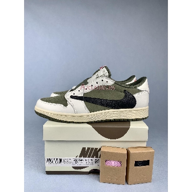 Buy Travis Scott x Air Jordan 1 Retro Low OG SP "Reverse Olive" DM7866-200-2 Quality Reps Replicas Shoes