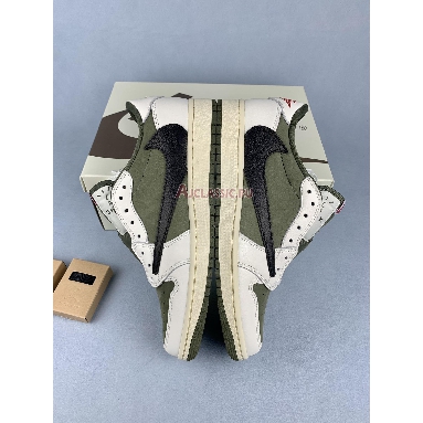 Buy Travis Scott x Air Jordan 1 Retro Low OG SP "Reverse Olive" DM7866-200-2 Quality Reps Replicas Shoes
