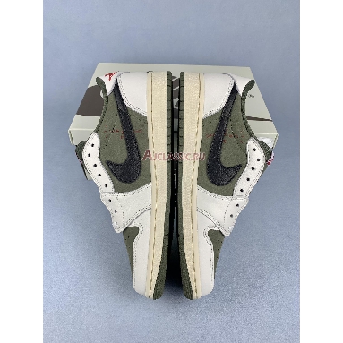 Buy Travis Scott x Air Jordan 1 Retro Low OG SP "Reverse Olive" DM7866-200-2 Quality Reps Replicas Shoes