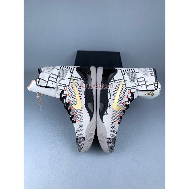 Buy Nike Kobe 9 Elite Gold Fundamentals White 641714-100 Quality Reps Replicas Shoes